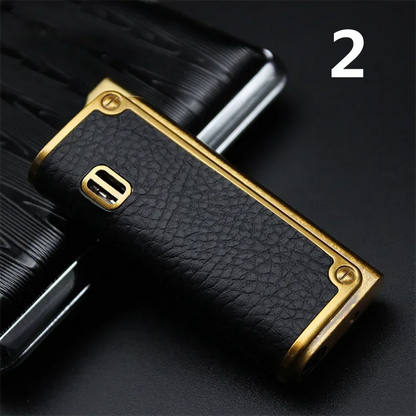 Leather Jet Flame Lighter