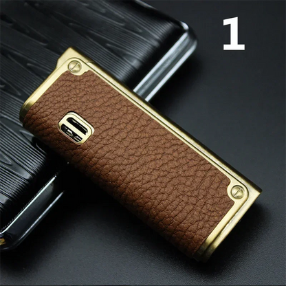 Leather Jet Flame Lighter