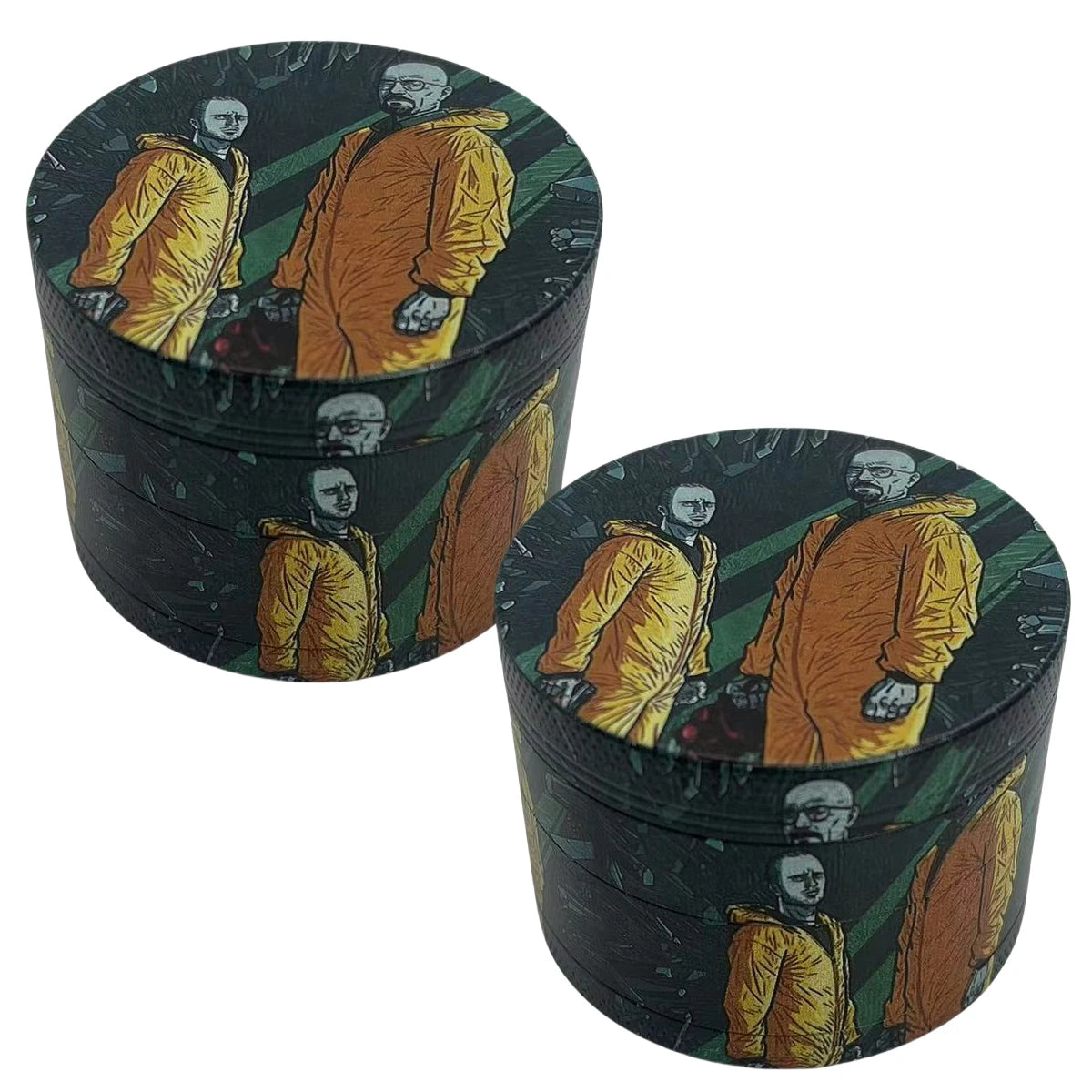 Breaking Bad Cartoon Herb Grinder