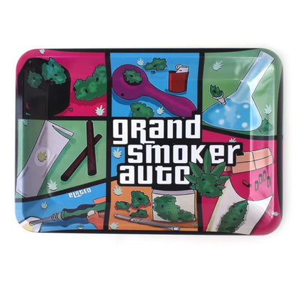 Multi-Design Rolling Tray & Grinder Set