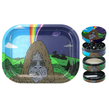 Sassy the Sasquatch Grinder & Rolling Tray Set