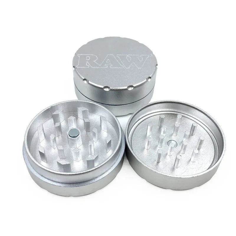 RAW-Inspired Metal Rolling Tray & Grinder Set