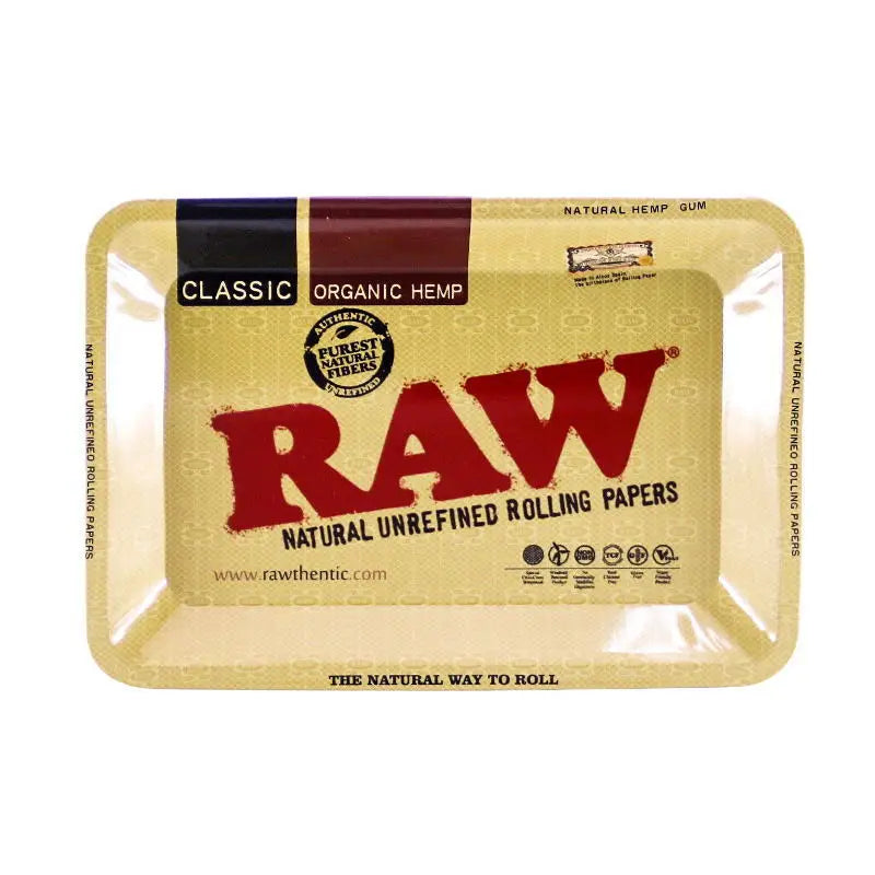 RAW-Inspired Metal Rolling Tray & Grinder Set