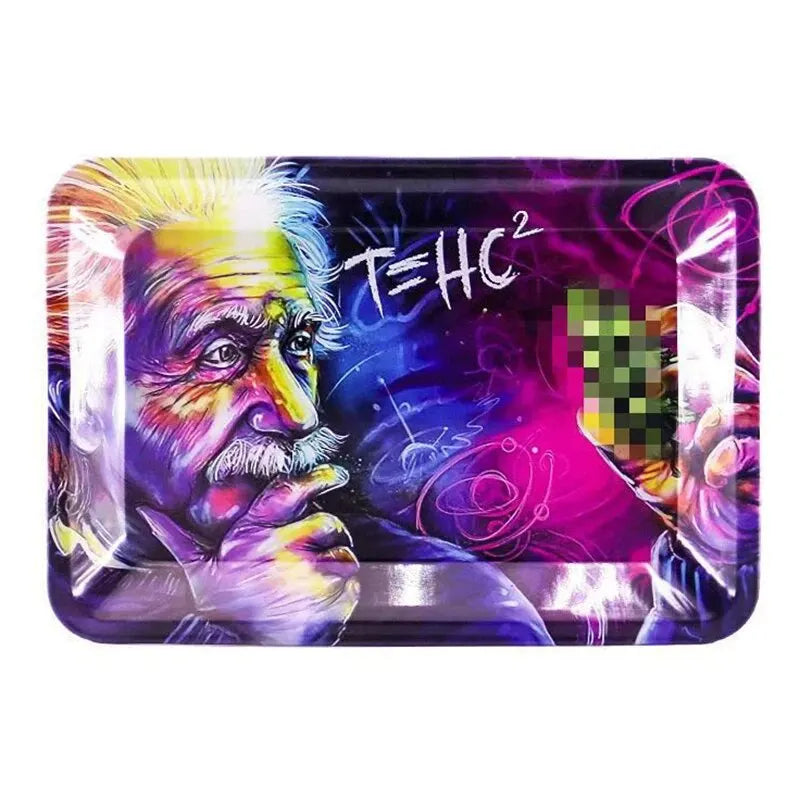 Multi-Design Rolling Tray & Grinder Set