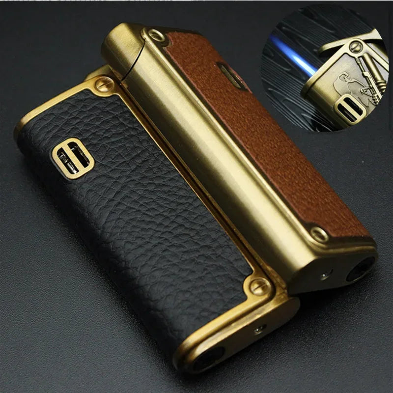 Leather Jet Flame Lighter